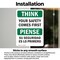 Signmission Safety Culture Sign, 5 in Width, Vinyl Decal, Rectangle, Bilingual OS-2PACK-TS-D-57-L-11895 - alternate 5